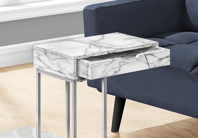 Monarch Specialties I 3772 Accent Table, Storage Drawer, Living Room