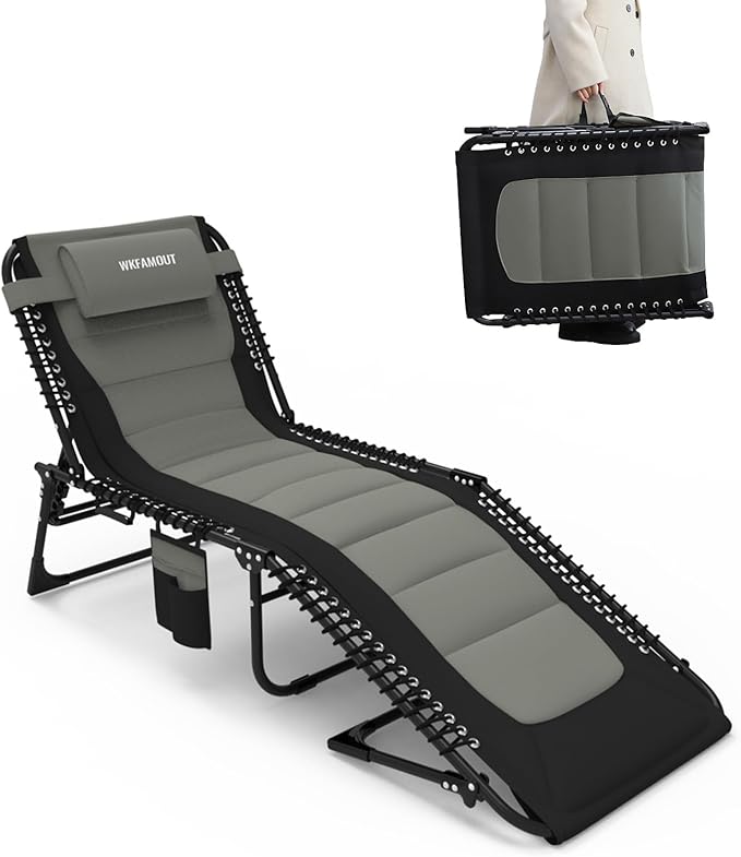 Outdoor Folding Lounge Chair Padded