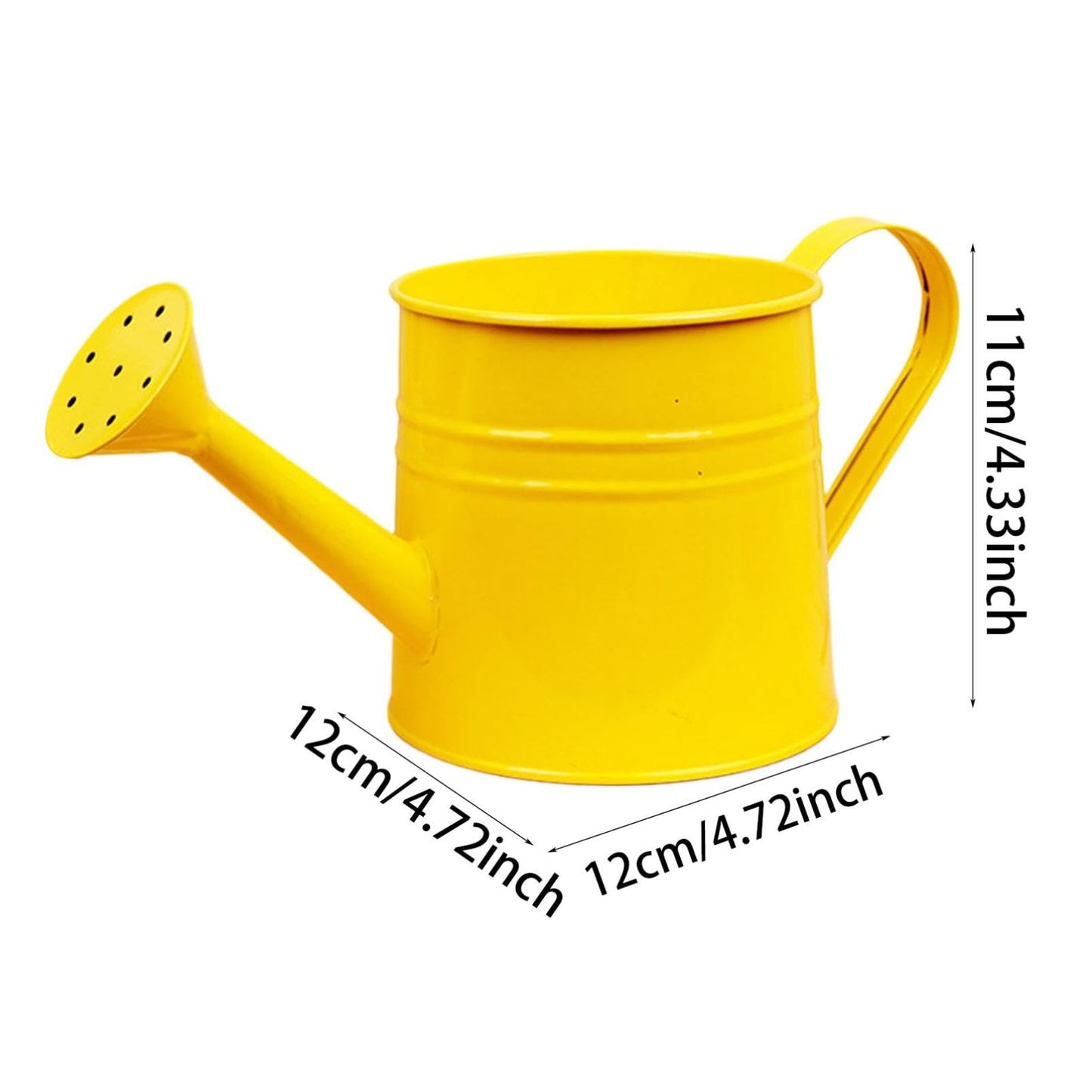 Small Watering Can, 1L Metal Flower Garden Watering Can, Gardening Tool Accessories for Outdoor Indoor Plants Lawn (Green)