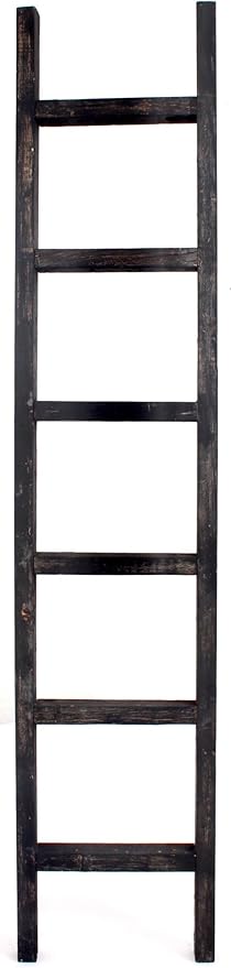 BARNWOODUSA Rustic Decorative Ladder