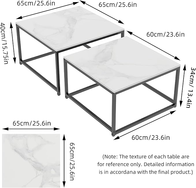 Wisfor Nesting Coffee Table Set