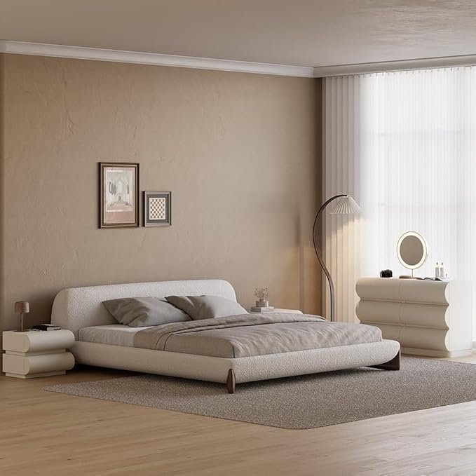 homary 3 Piece Bedroom Sets, Smart Night Stand
