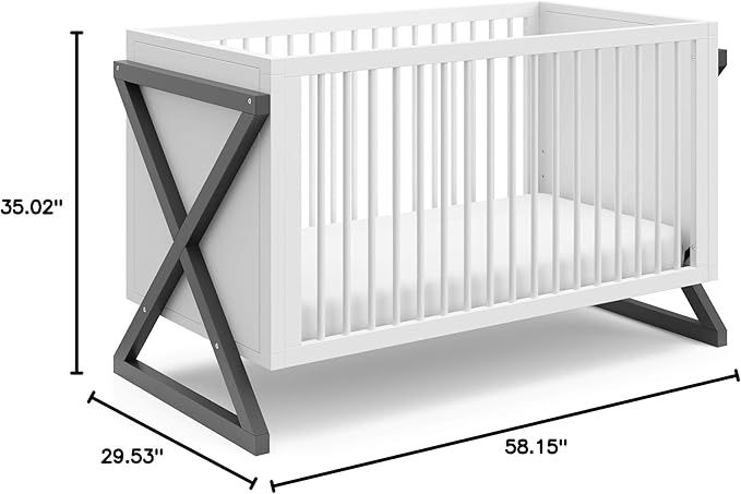 Storkcraft Equinox 3-in-1 Convertible Crib – GREENGUARD Gold Certified