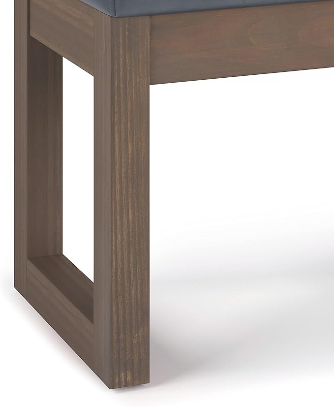 SIMPLIHOME Milltown Small Ottoman Bench