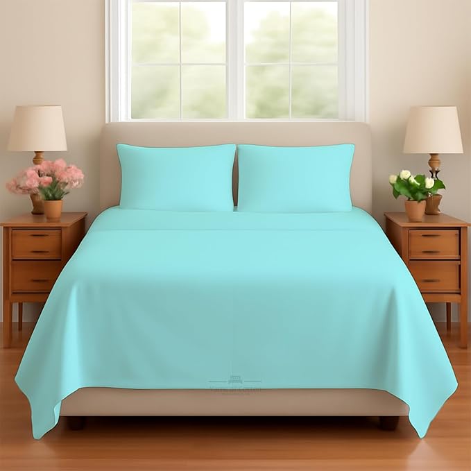 Sleeper Sofa Bed Sheet, 100% Cotton 400 Thread Count, 4 Piece Set, Deep Pocket