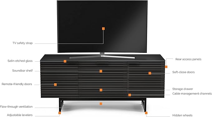 BDI Furniture Corridor 8177-65'' TV Stand
