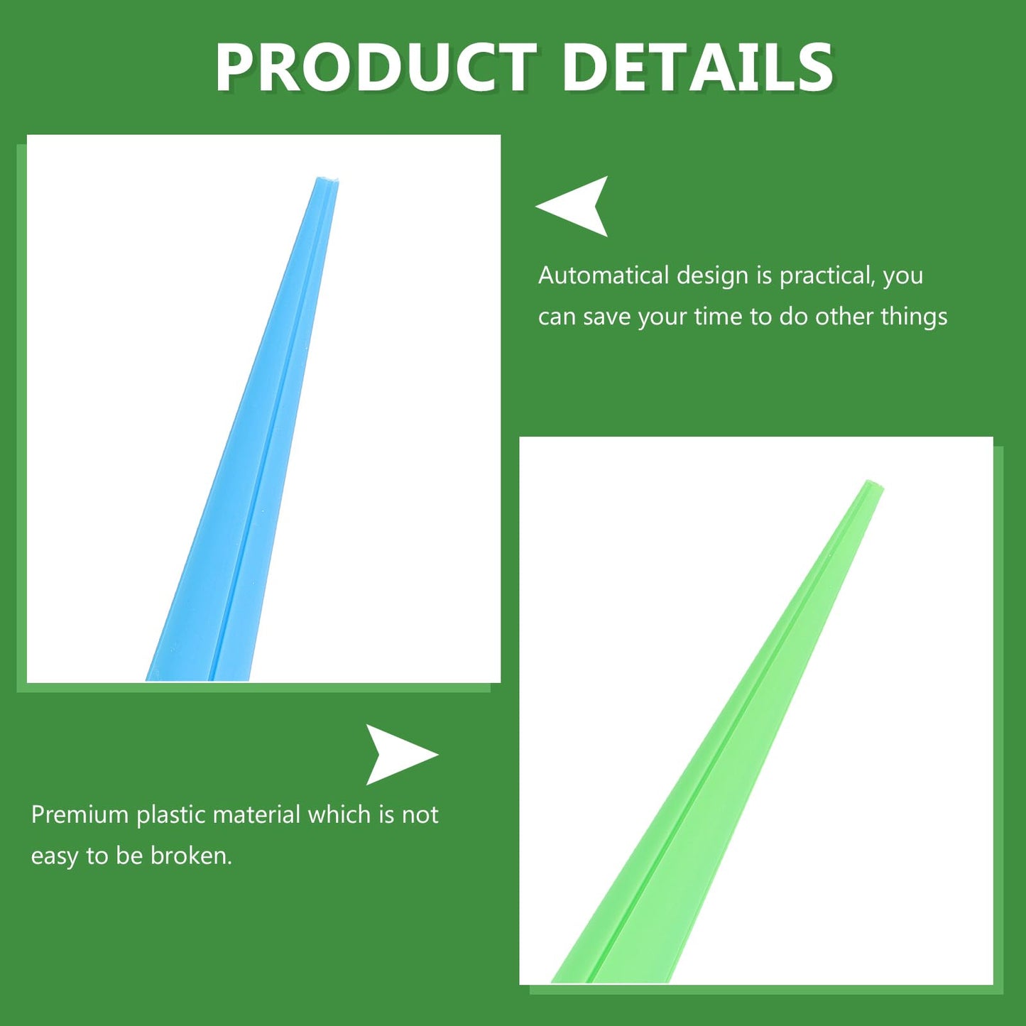 Operitacx Automatic Flower Waterer 16Pcs Self Watering Spikes Plastic Slow Drip Plant Waterer Compatible with 1 Inch Neck Bottles Indoor Outdoor Garden Irrigation