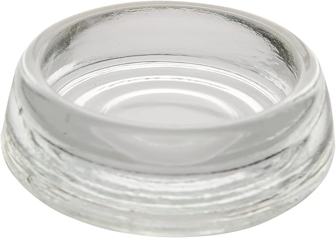 Heavy-Duty Clear Glass Coasters – Floor Protectors