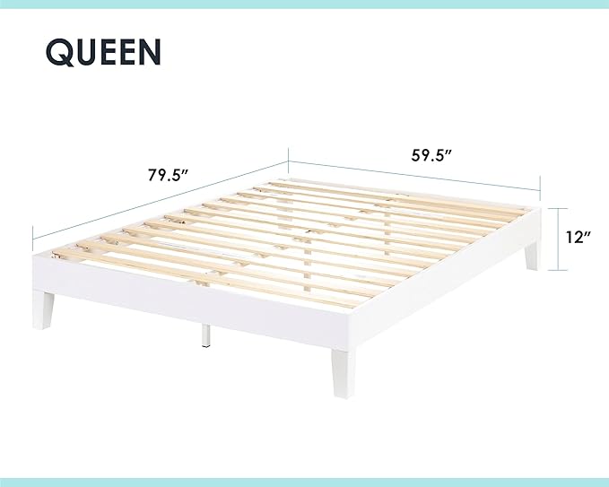 Mellow Naturalista Grand 12 Inch Solid Wood Platform Bed