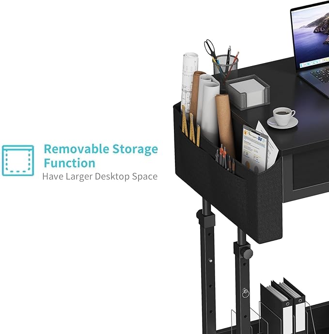 Small Portable Rolling Standing Desk