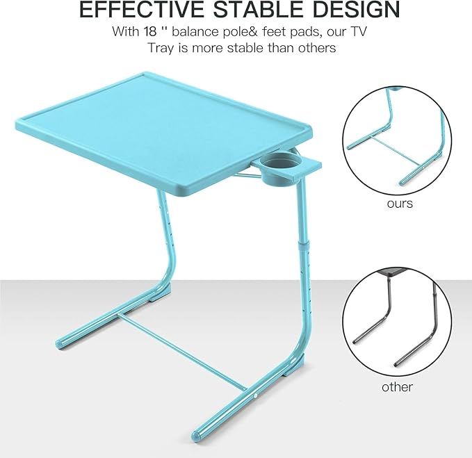 HUANUO Adjustable TV Tray Table