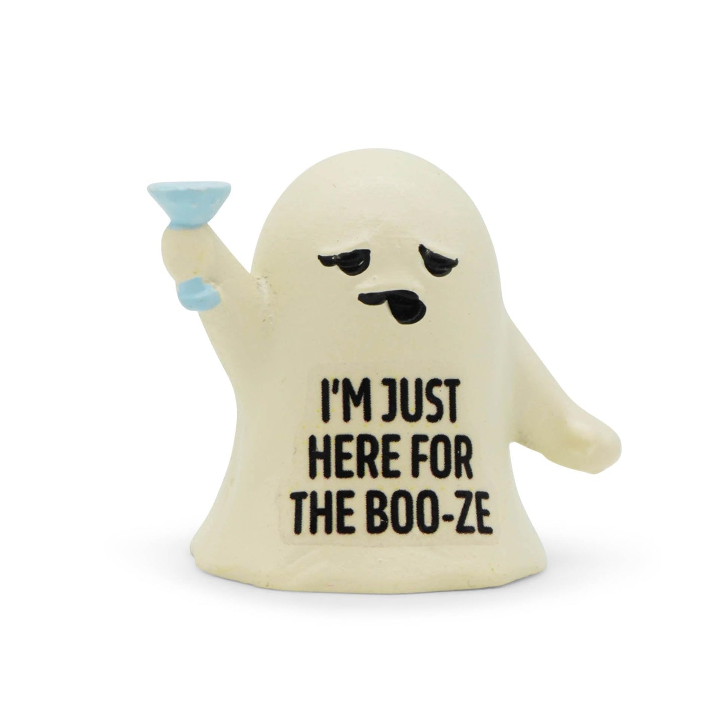 GOOFBALLS Mini Figurines Set – Funny Novelty 3D Character Figures (Set of 6), Hand-Painted Resin Tiny Desk Decor & Gag Gifts - Ghosts