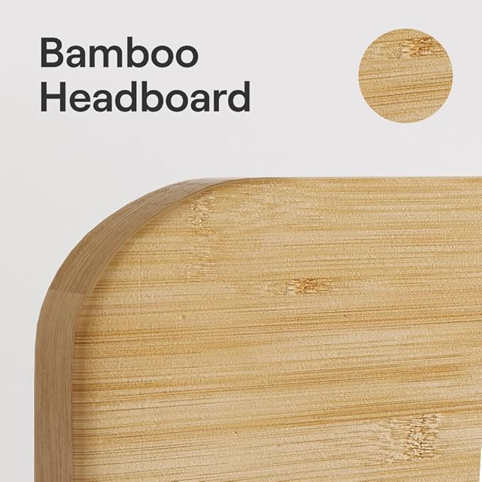 Nectar Bamboo Platform Bed Frame & Headboard