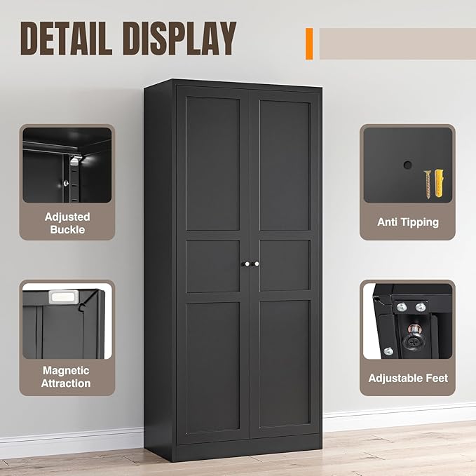 Yizosh Metal Storage Cabinet