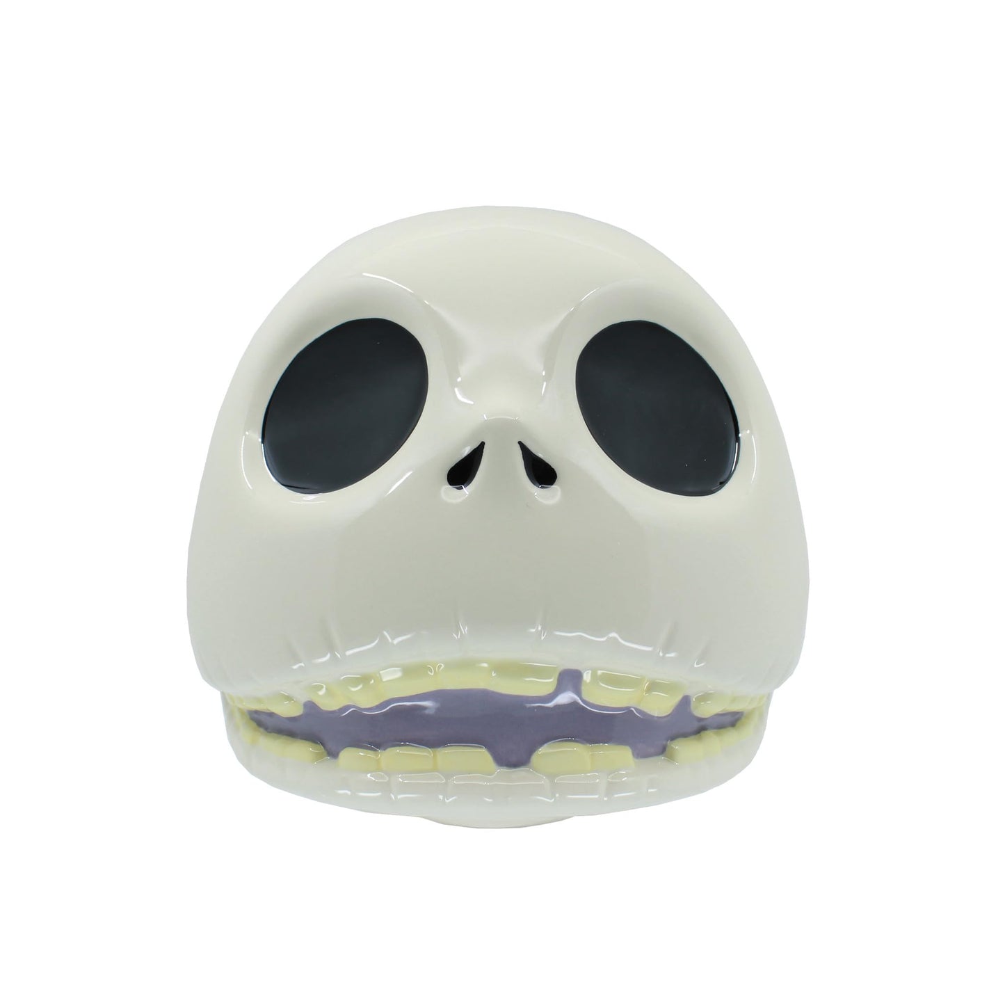 Enesco Disney Ceramics the Nightmare Before Christmas Jack Skellington Sculpted Cookie Jar, 7 Inch, Multicolor