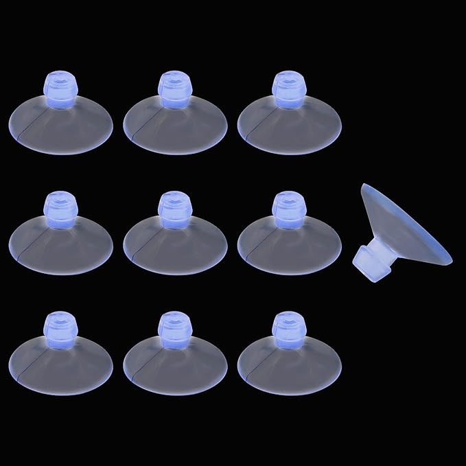 10 Pack Glass Tableholders - 18mm Rubber Suction Cups