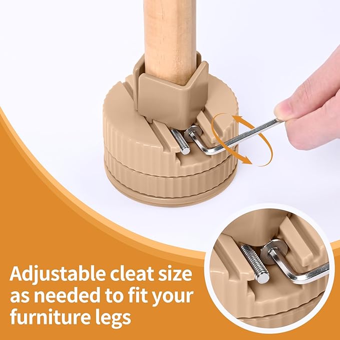 Adjustable Bed Risers Furniture Risers