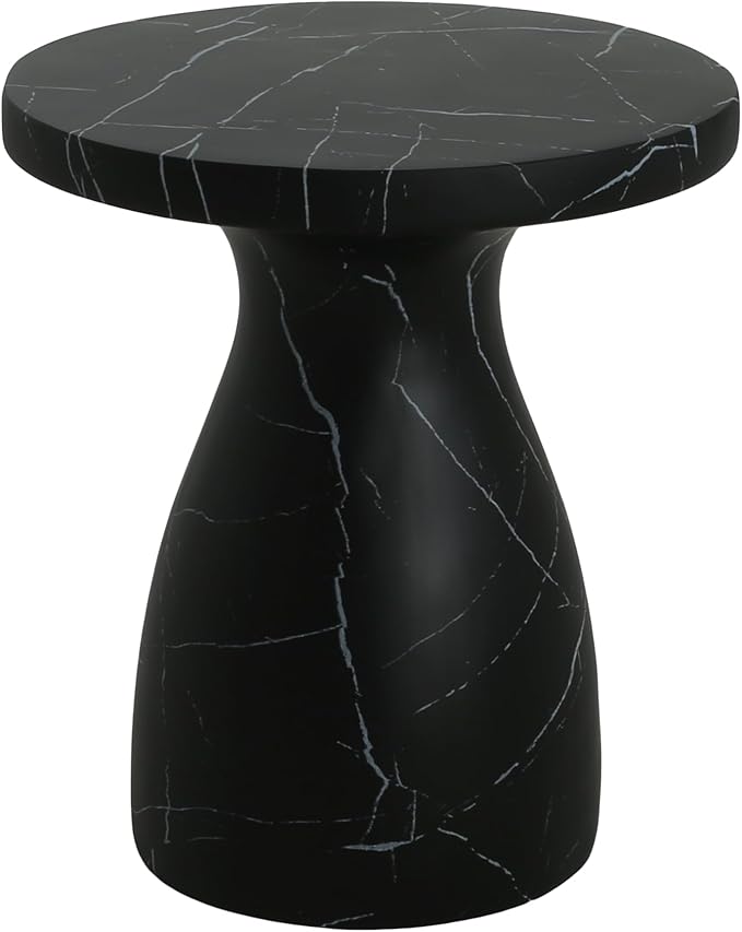 Christopher Knight Home Jayme Outdoor Side Table, Round Top Patio End Table