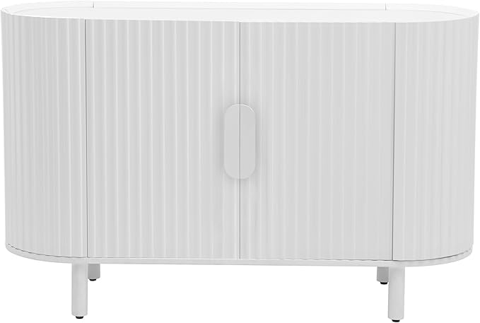 Curved Design Light Luxury Swith Adjustable Shelves, Suitable