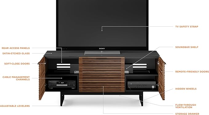BDI Furniture Corridor 8177-65'' TV Stand