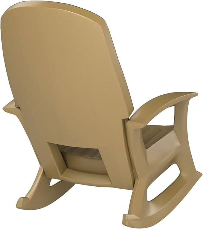 Semco Rockaway Heavy-Duty Outdoor Rocking Chair w/Low Maintenance All-Weather
