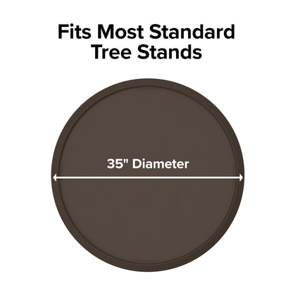 WeatherTech Christmas Tree Mat - Heavy-Duty Christmas Tree Mat Floor Protector (Cocoa)
