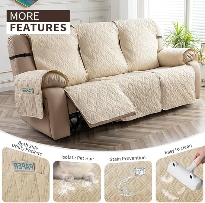 Genina Waterproof Recliner Cover