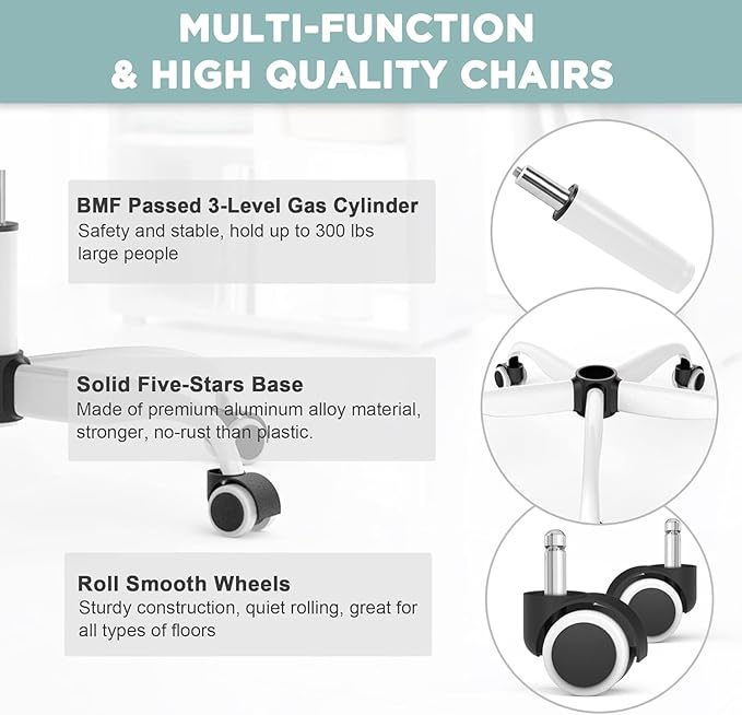 Mimoglad Office Chair, High Back Ergonomic Desk Chair