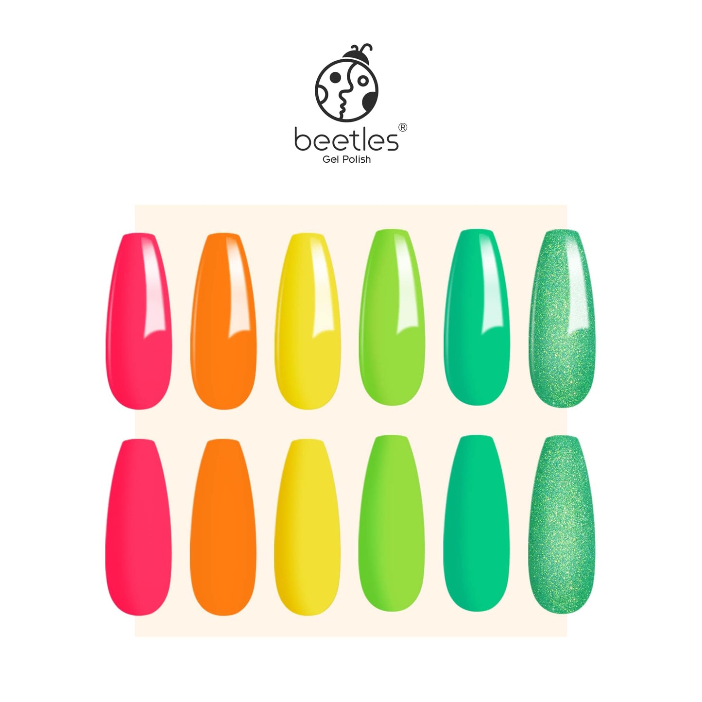 Beetles Halloween Gel Nail Polish Set – Wicked Mystic 8 Colors Gel Polish Kit, Gold Silver Black Green Blue Cat Eye Purple Red Glitter with Nail Art Accessories UV LED Soak Off Manicure Gift for Women