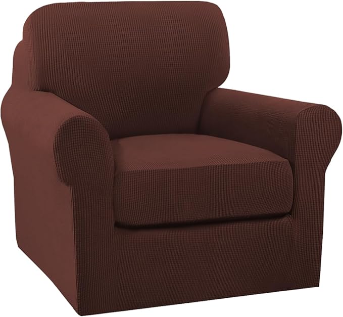 Turquoize 2 Piece Chair Covers Armchair Slipcovers