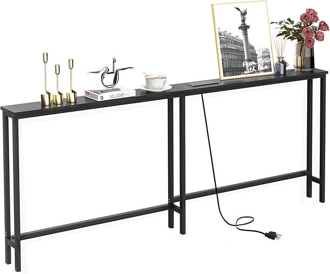 VASMIA 70.9 Inch Narrow Console Table