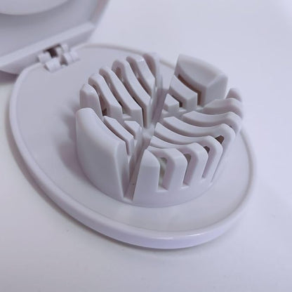 Egg Slicer for Hard Boiled Eggs,Easy to Cut Egg into Slices, Wedge and Dices, Sturdy ABS Body with Stainless Steel Wires,Non-slip Feet,Dishwasher Safe, BPA Free (Green)