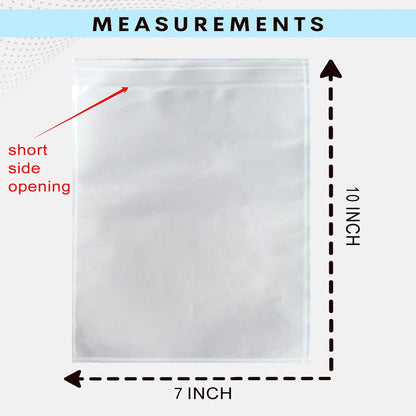 1000 Pcs 7'' x 10'' Clear Packing List Envelopes Adhesive Shipping Label Pouch, Shipping Document envelopes, Clear Face