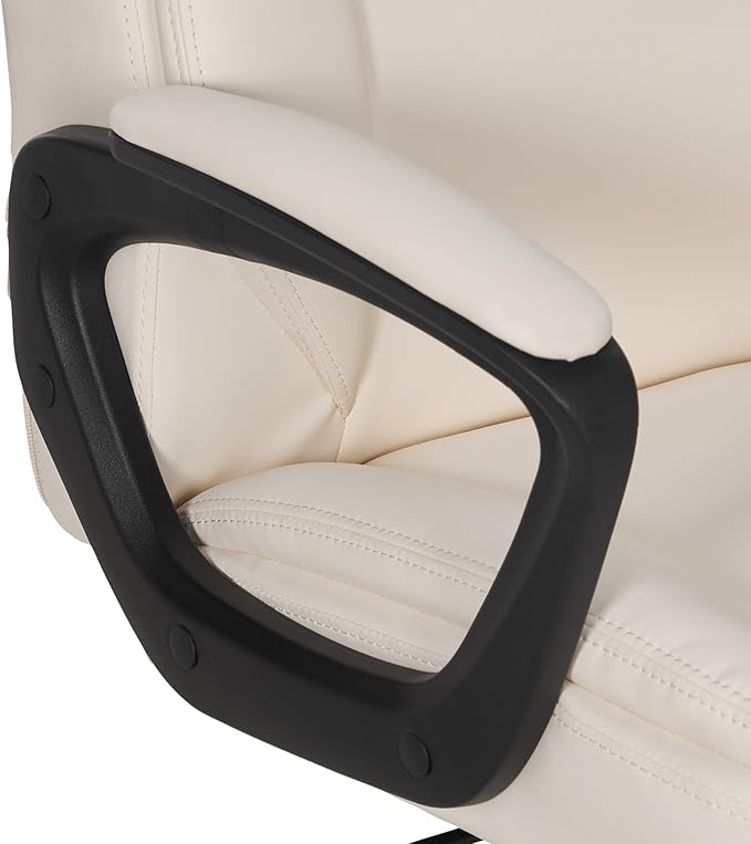 Amazon Basics Classic Puresoft PU Padded Mid-Back Office Chair