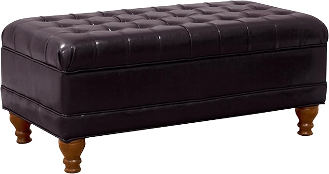 HomePop Deluxe Tufted Storage Bench