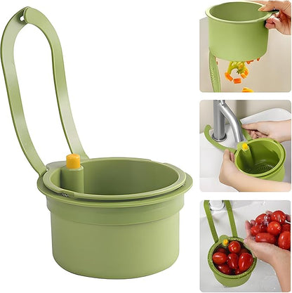 Hanging Strainer for Kitchen Sink, Kitchen Drain Storage Basket, Smart Sink