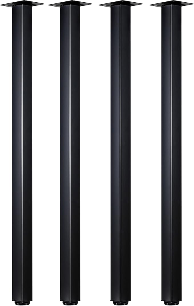 LCSDLHLSY Table Legs 40 inch, Adjustable Metal Legs, Home DIY Furniture Legs