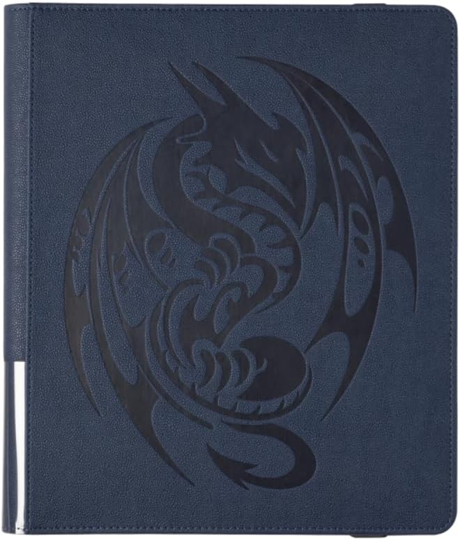 Arcane Tinmen Dragon Shield Card Binder – Card Codex Portfolio 360: Midnight Blue - 360CT – Card Games - Compatible with Pokemon, Yugioh, Magic The Gathering, MTG TCG OCG & Hockey Cards