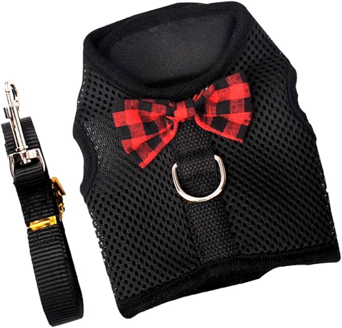 Pet Harness Vest with Breathable Mesh, Adjustable Small Chest Strap 20-23cm, No-Pull Comfortable Harness for Rabbits, Guinea Pigs, and Small Pets