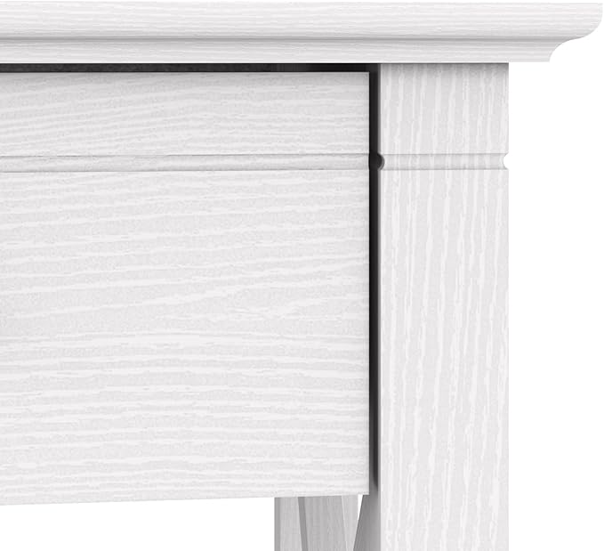 Bush Home Key West 48W Writing Desk in Pure White Oak