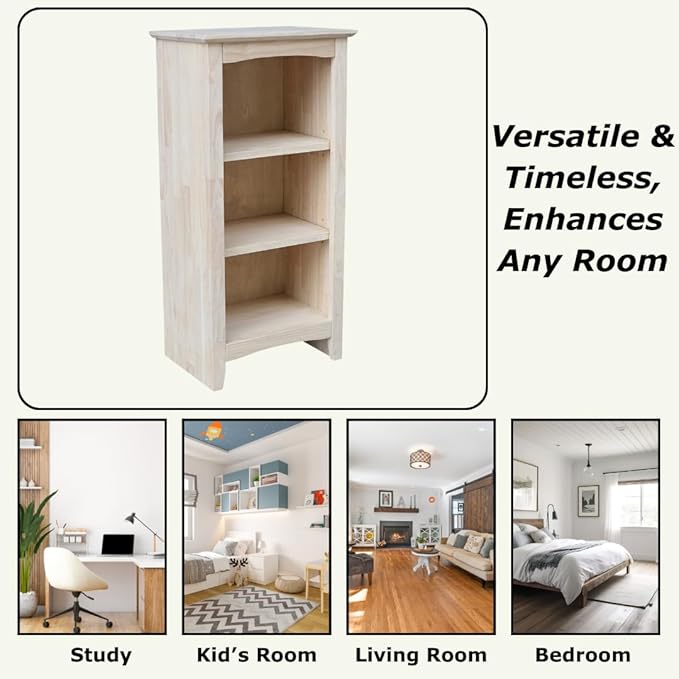 Solid Wood Shaker Bookcase