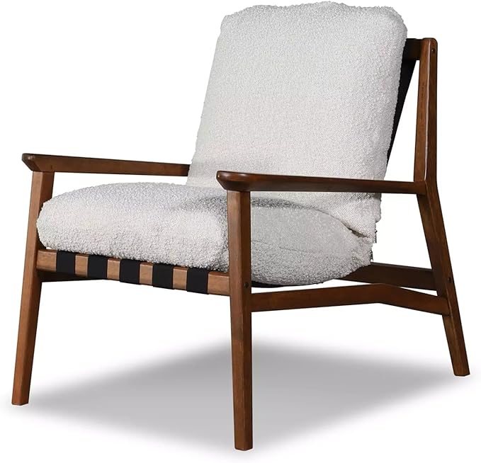 Grain Wood Furniture Solid Wood Mid Century Lounge Chair