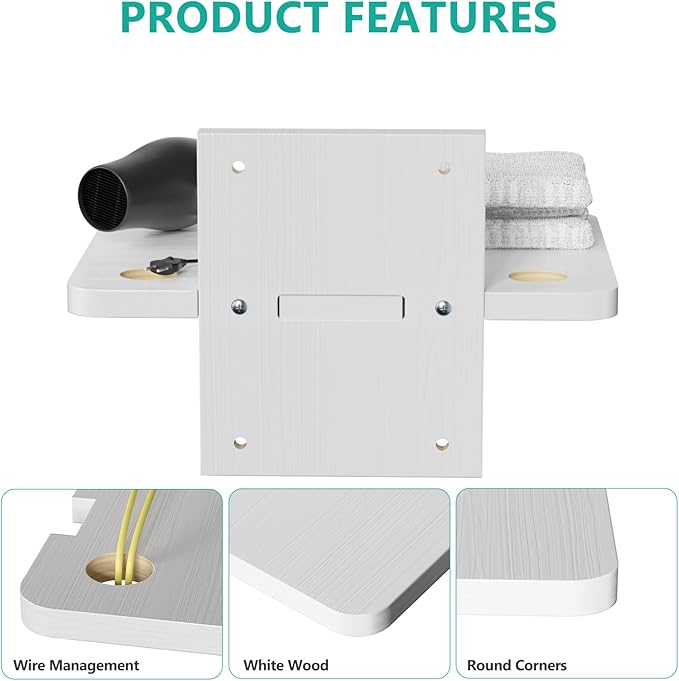 WALI Floating TV Shelf, 1 Tier Projector Shelf