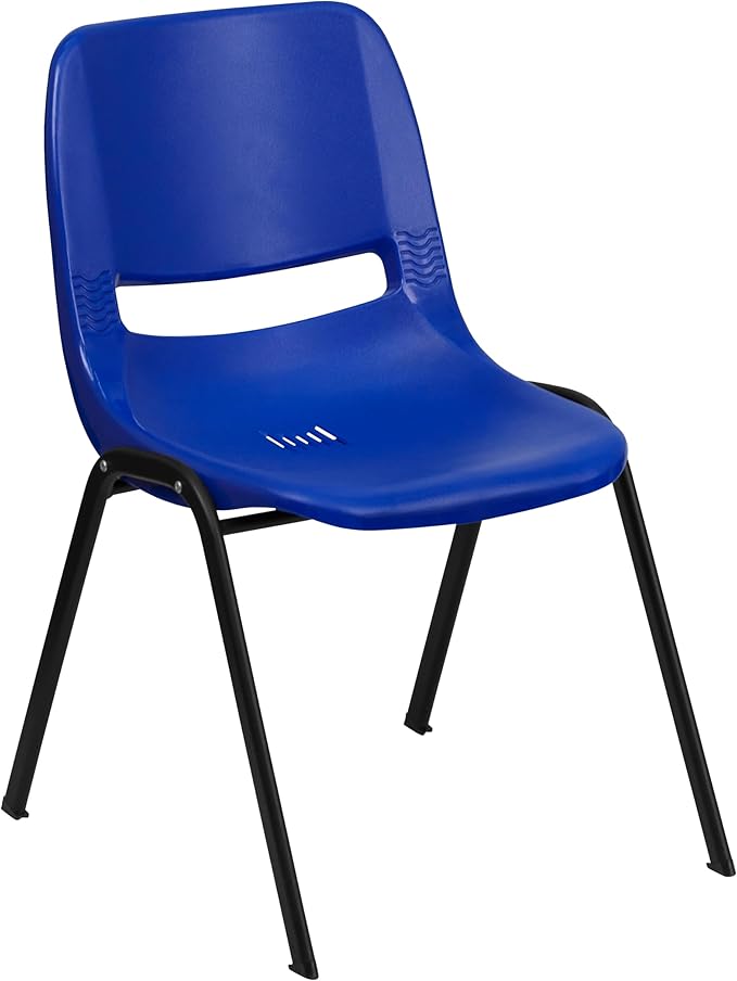 Flash Furniture HERCULES Series 440 lb. Capacity Kid's Navy Ergonomic Shell