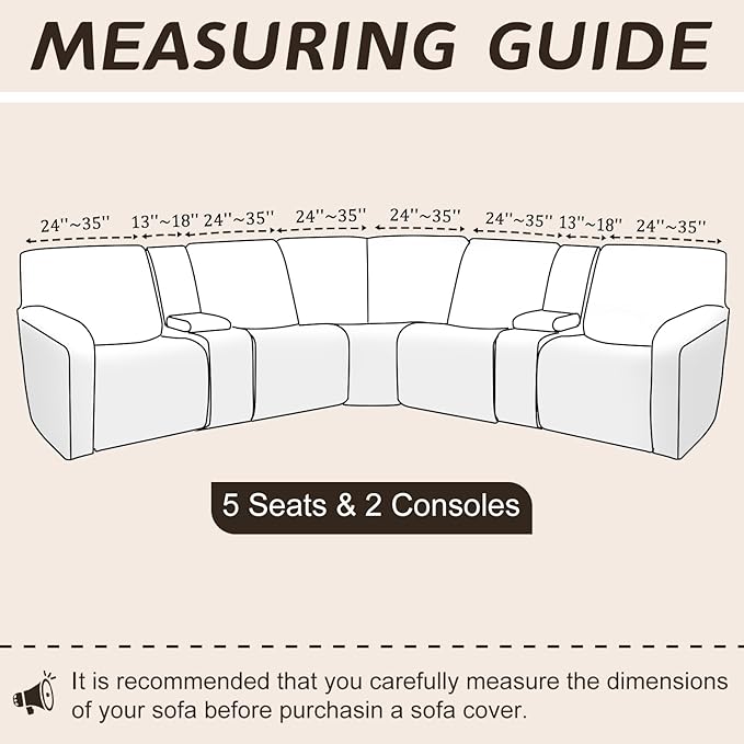 Arfntevss Sectional Recliner Couch Covers Velvet Washable Corner Sectional Sofa
