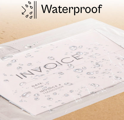 PSBM 1,000 PCS 5.12 x 8 Inch Clear Self-Adhesive Packing List Envelopes, Plastic Shipping/Mailing Pouch Enclosed Bags for Packing Slips Invoice Label
