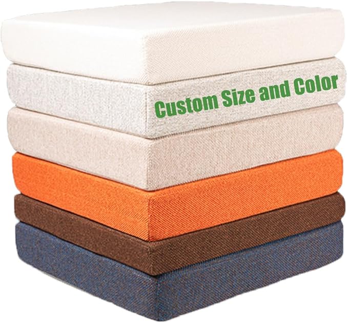 Custom Various Bench Cushion & Bay Window Seat Cushions,