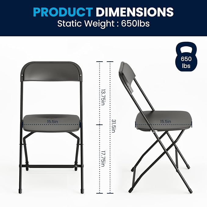 Flash Furniture Hercules Series Plastic Folding Chair