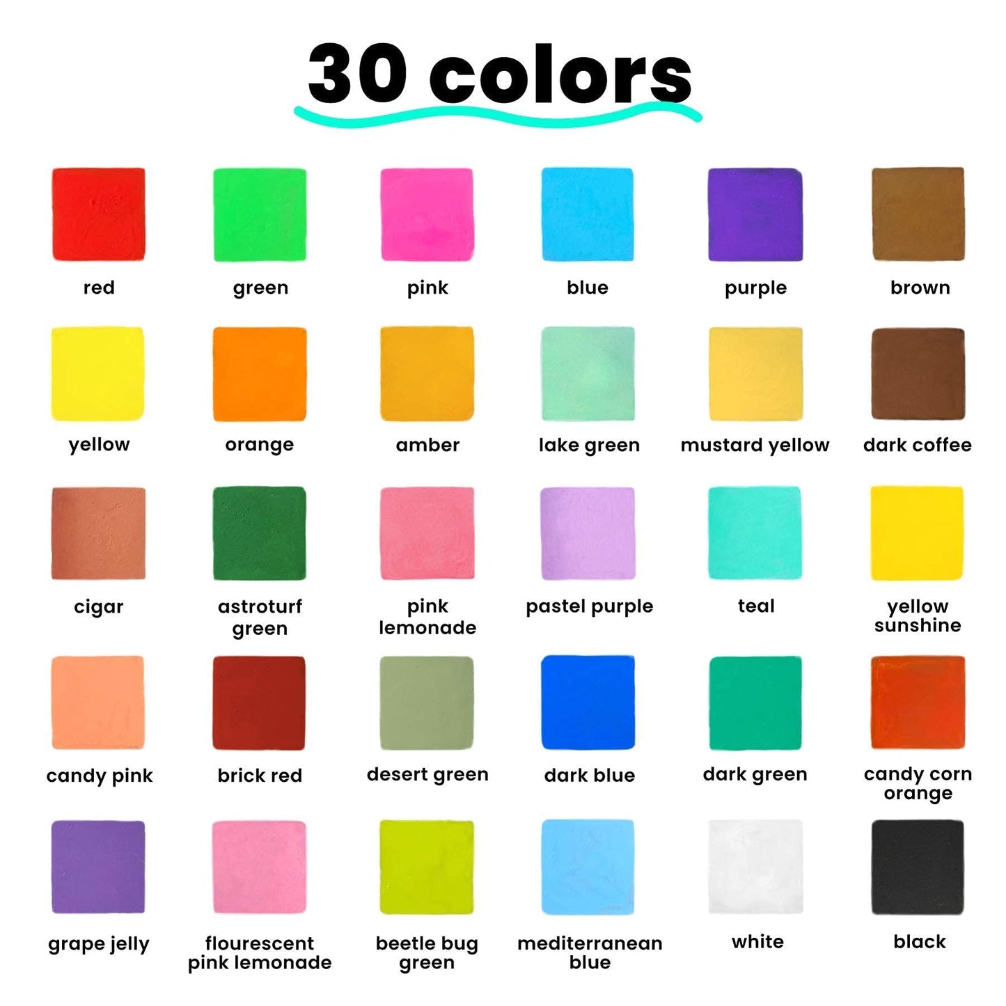 Chalkola 5 Black + 30 Patel, Neon 6mm + 10 Vintage 6mm Chalk Markers Bundle