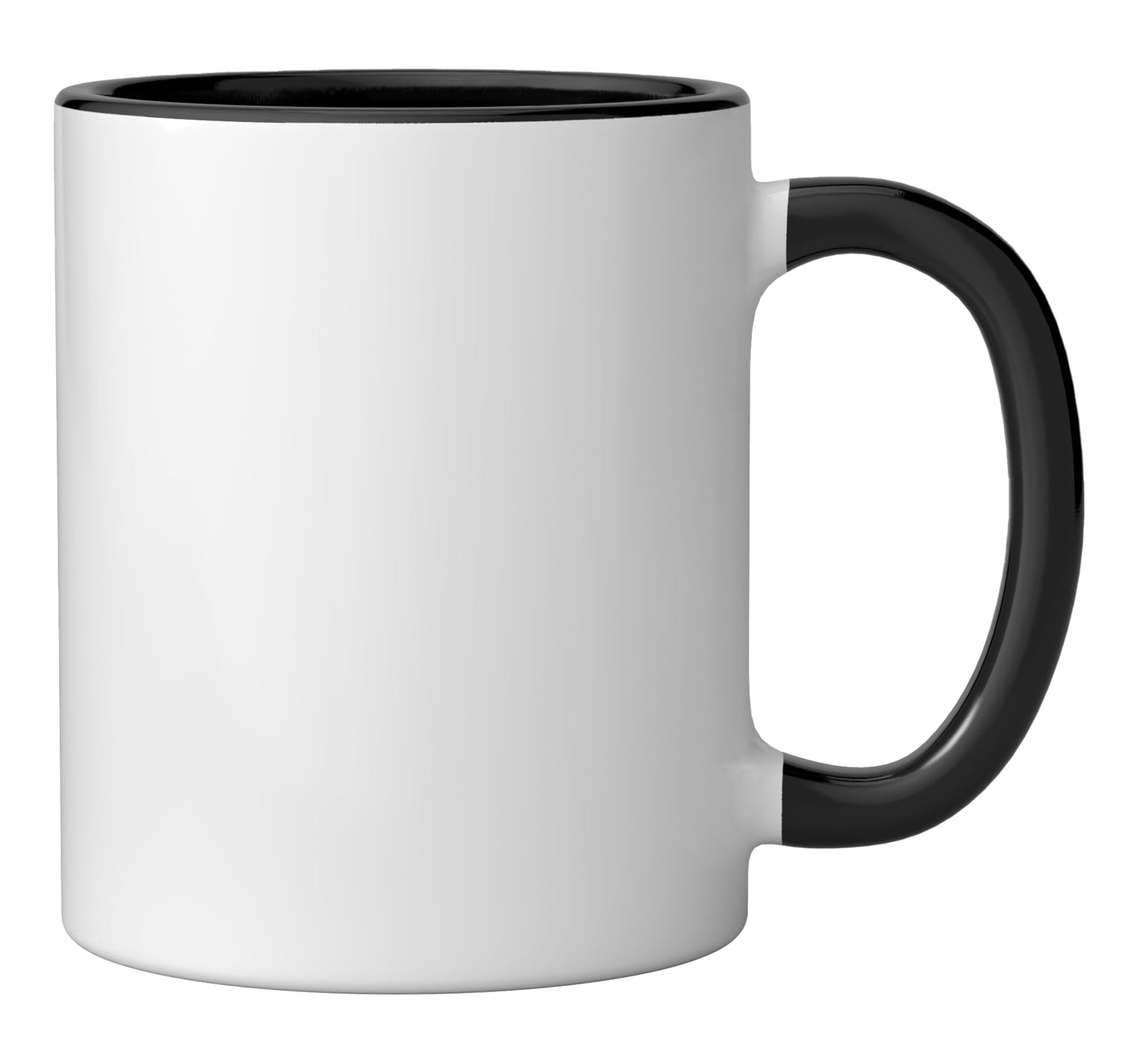Evil Scary Teddy Bear Wanna Hug Cute Halloween Teddy Bear Ceramic Mug, Black/White